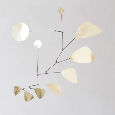 Lappalainen-Mobile-messing-Leaves